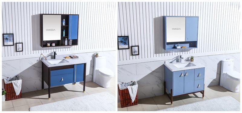 Floor Standing Bathroom Cabinet With Mirror