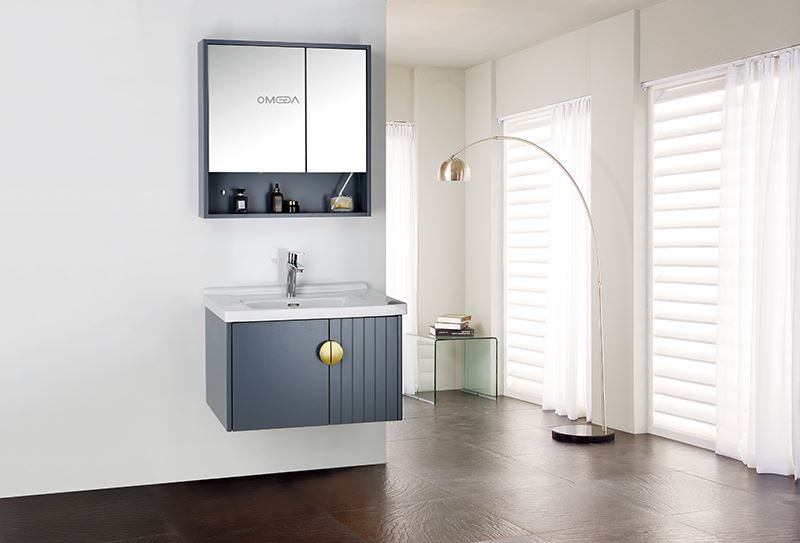 Deep Grey Bathroom Vanities